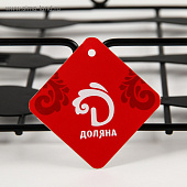 Салфетница с держателем «Приборы», 18?18?7 см, чёрный 4329136 Салфетница с держателем «Приборы», 18?18?7 см, чёрный 4329136