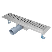 Трап линейный металл с решеткой D 40/50 400 мм Трап линейный металл с решеткой D 40/50 400 мм