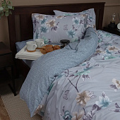  Комплект постельного белья  Eclair BZ QR Флоренс, двуспальный, сатин, наволочки 50х70 см 