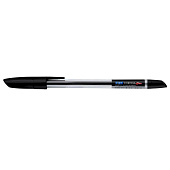  Ручка шариковая Linc Corona Plus черная 0,7 мм, прозрачный корпус, 3002N/black 