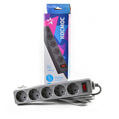 Сетевой фильтр 5х3м серый КОСМОС Сетевой фильтр 5х3м серый КОСМОС