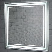 Зеркало с LED подсветкой Бейрут 700х700 GL7062Z Домино Зеркало с LED подсветкой Бейрут 700х700 GL7062Z Домино