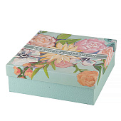  Набор тарелок 4 шт "Flowers" d=19см фарфор, 52032 