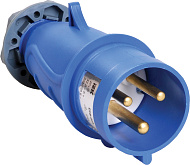 Вилка 023 2Р+РЕ 32А 220В IP44 Вилка 023 2Р+РЕ 32А 220В IP44