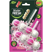 Подвесной блок для унитаза Master FRESH DUO EFFECT 5в1 формула GOLD САКУРА 2шт Подвесной блок для унитаза Master FRESH DUO EFFECT 5в1 формула GOLD САКУРА 2шт