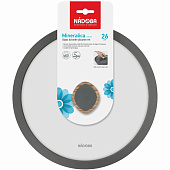 Крышка стеклянная 751212 крышка с силиконовым ободом, 26 см, NADOBA, серия MINERALICA Крышка стеклянная 751212 крышка с силиконовым ободом, 26 см, NADOBA, серия MINERALICA