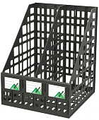 Лоток вертикальный 2-х секц. СТАММ черный (20) /ЛТ816 Лоток вертикальный 2-х секц. СТАММ черный (20) /ЛТ816