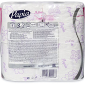 Туалетная бумага Papia Bali Flower 3-х сл. 4шт