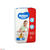  Подгузники Huggies Классик 7-18 M (4) 14шт 