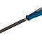  ЗУБР Профессионал трёхгранный напильник для заточки ножовок, двухкомпонентная рукоятка, 150 мм 