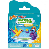 Цветные таблетки для принятия ванн Baffy КУПАЙСЯ ВЕСЕЛО! Синяя-Желтая 30г Цветные таблетки для принятия ванн Baffy КУПАЙСЯ ВЕСЕЛО! Синяя-Желтая 30г