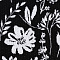  Салфетка (жаккард) 30х45 Этель Flowers black 6705301 