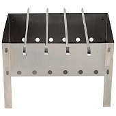 Мангал ECOS сборно-разборный 350х240х240мм, 0,35-0.40мм с 4 шампурами 009380 Мангал ECOS сборно-разборный 350х240х240мм, 0,35-0.40мм с 4 шампурами 009380