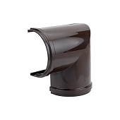 Угловой элемент 90° Docke PREMIUM, Шоколад Ral:8019 Угловой элемент 90° Docke PREMIUM, Шоколад Ral:8019