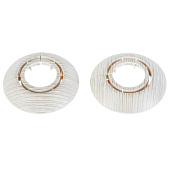  Розетка для труб универсальная Ф16-22мм "Идеал" (2шт) /268 Клен серый 