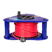 Удлинитель на треугольной катушке ПВС 2х2,5, 16А 4 гн, 30м КОСМОС Удлинитель на треугольной катушке ПВС 2х2,5, 16А 4 гн, 30м КОСМОС