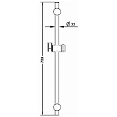  Душевая cтойка SR725S satin Esko 