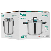 Кастрюля 2 л, d 16 см LARA LR02-241 Изумруд Кастрюля 2 л, d 16 см LARA LR02-241 Изумруд