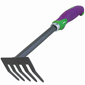 Грабли садовые с фиолетовой ручкой1035-3 Грабли садовые с фиолетовой ручкой1035-3