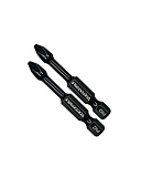 Биты PH2 90мм, хвостовик Е1/4", 2шт, Vertextools Биты PH2 90мм, хвостовик Е1/4", 2шт, Vertextools