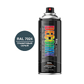 Эмаль аэрозольная DECORIX PROFESSIONAL RAL: 7024 Графитовый серый, 520 мл. Эмаль аэрозольная DECORIX PROFESSIONAL RAL: 7024 Графитовый серый, 520 мл.