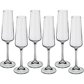  Набор бокалов для шампанского Crystal Bohemia Corvus 160мл (6шт) БСС0035 