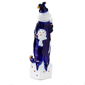  Сувенир Клоун на игральном кубике, 18х4,4х5 см, ерамика, кобальт, 6491718 
