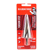 Сверло по металлу  спиральное 4-32 мм  "Hardcore" Torsion step