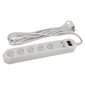 Сетевой фильтр 5гнезд,1,5м, 2хUSB 10А, ПВС 3х0,75 с зазем., с выключателем, белый Б0019037 ЭРА Сетевой фильтр 5гнезд,1,5м, 2хUSB 10А, ПВС 3х0,75 с зазем., с выключателем, белый Б0019037 ЭРА