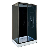  Душевая кабина 120х80х215 прямоугольная низкий поддон матовое стекло 5мм ПРАВАЯ 8801R ODA 