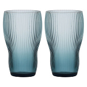 Набор стаканов для воды BILLIBARRI Nubina 310мл, 2шт, синий Набор стаканов для воды BILLIBARRI Nubina 310мл, 2шт, синий