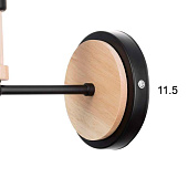 Бра модерн Селла 40Вт Е27 черный /BayerLux Бра модерн Селла 40Вт Е27 черный /BayerLux