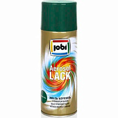 Эмаль аэрозольная алкидная глянцевая зеленый мох RAL 6005 JOBI 520мл Эмаль аэрозольная алкидная глянцевая зеленый мох RAL 6005 JOBI 520мл