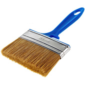 Кисть плоская Лаки 100х12мм, синтетическая щетина, синяя пластиковая ручка, АКОР Кисть плоская Лаки 100х12мм, синтетическая щетина, синяя пластиковая ручка, АКОР