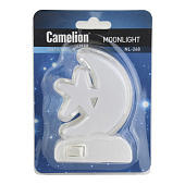 Ночник Moonlight LED 220В выключатель /Camelion