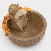 Конфетница, Autumn forest 17х14 см, коричневая, Белка ANLAF-1 Конфетница, Autumn forest 17х14 см, коричневая, Белка ANLAF-1