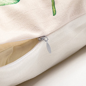  Наволочка 40х40 декоративная Этель Green leaf полиэстер, велюр, 7515488 