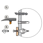  Дюбель универсальный нейлон. ЕВРОПАРТНЕР PDU N 5х25мм 100шт 