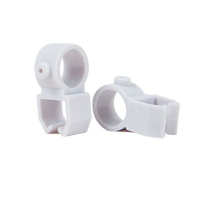  Держатель шины белый пластик (2шт) в упак. 
