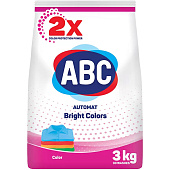 Стиральный порошок для цветного АВС 3кг Стиральный порошок для цветного АВС 3кг