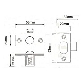  Фиксатор шариковый BL-02 AB бронза "САЗАР" 