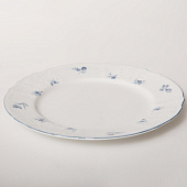  Тарелка десертная 19 см Thun Bernadotte, декор "Синие мелкие цветы" БЕР0127 