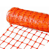 Сетка Мегаспан Премиум 120гр. оградительная сигнальная оранжевая 1мх25п.м. Сетка Мегаспан Премиум 120гр. оградительная сигнальная оранжевая 1мх25п.м.