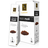  Благовония Zed Black Luxury Чёрный мускус, 16 гр, 12 шт, 19432 