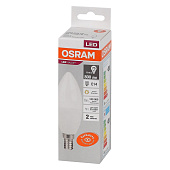 Лампа LED 10Вт Е14, свеча, 3000К теплый OSRAM Лампа LED 10Вт Е14, свеча, 3000К теплый OSRAM