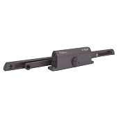 Доводчик ISPARUS 440 SLIDER, нагрузка от 70 до 130кг, графит, со скользящей тягой