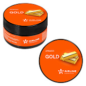 Ароматизатор на панель гелевый AIRLINE Планета 60мл gold Ароматизатор на панель гелевый AIRLINE Планета 60мл gold