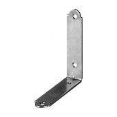  Угол мебельный узкий 75х75х18x1,5мм, цинк 