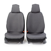 Накидки на сиденье Car Performance передние 2 шт fiberflax серые 5шт/уп CUS-1052 GY/GY Накидки на сиденье Car Performance передние 2 шт fiberflax серые 5шт/уп CUS-1052 GY/GY