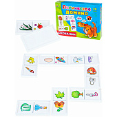 Игра настольная Домино логическое Ассоциации, ИД-5425 Игра настольная Домино логическое Ассоциации, ИД-5425